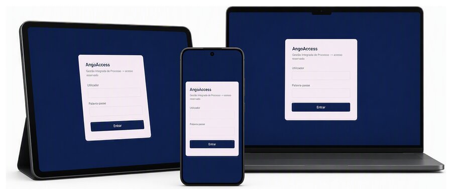 AngoAccess em tablet, telemóvel e portátil